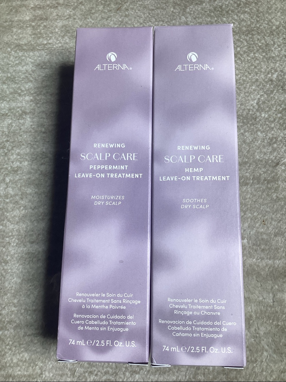 Alterna Renewing Scalp Care Hemp Leave-On Treatment Lot of 2